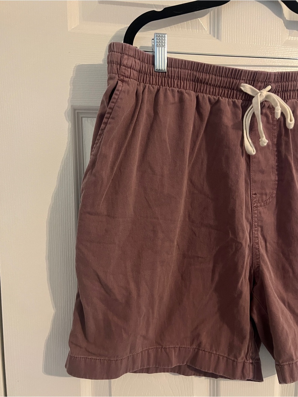 J.Crew Garment Dyed Casual Drawstring Shorts Men’s XL Mauve Beach Coastal - Picture 3 of 9